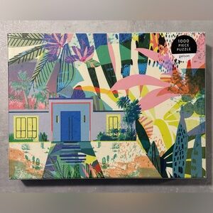 Galison Kitty McCall Palm Springs 1000 Piece Puzzle Mid Century Modern Vibrant